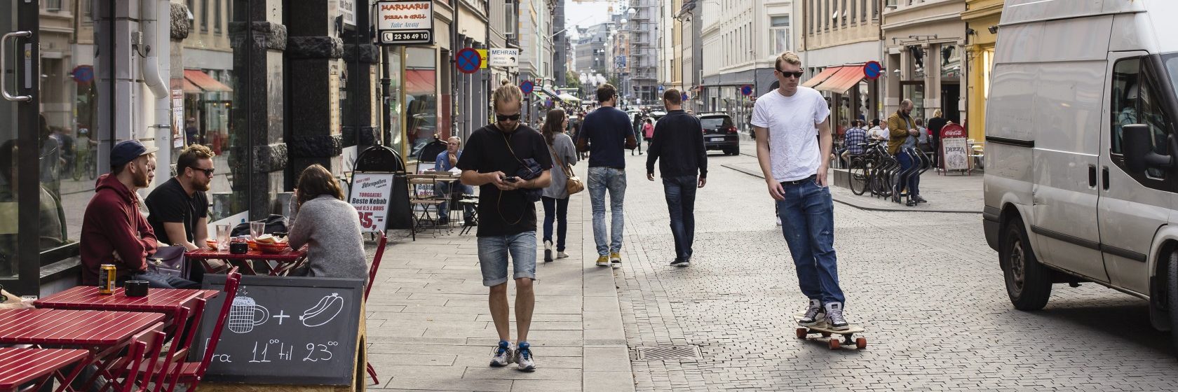 Katusuunnittelua Oslon Torggatanilla, kuva: Sweco Norway