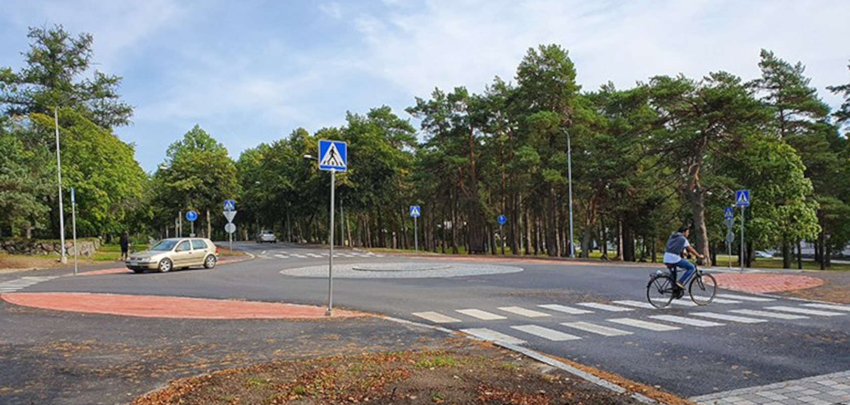 Tammisaaren koulukeskuksen uudet liikennejärjestelyt kannustavat turvalliseen kävelyyn ja pyöräilyyn