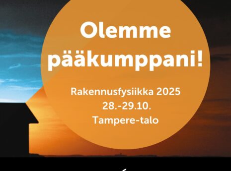 Rakennusfysiikka 2025-tapahtuma 28.-29.10. Tampere-talossa, Kiinko ja Tampereen yliopisto
