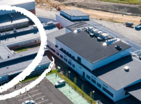 Kuva Outokummun koelaitoksen alueesta.