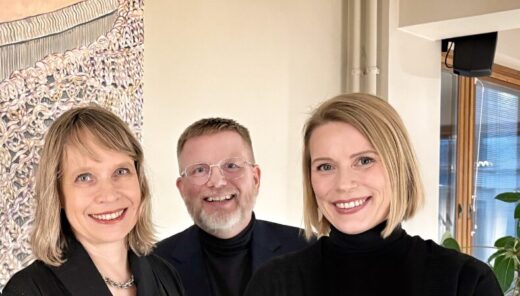 Näkymä partners Tiina Perälä, and Matti Liski, alongside Jenni Lautso, Division Director at Sweco.