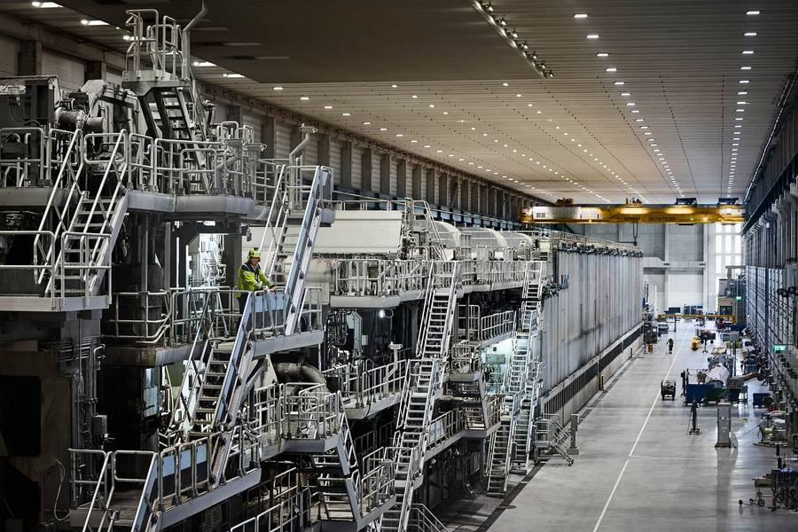 Paper production line